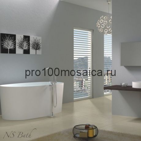 NSB-15800 Ванна из POLYSTONE (акриловый камень) размер,мм: 1550*800*600 (NS BATH)