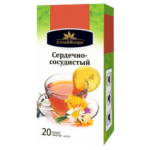 Фиточай "Сердечно-сосудистый"  20 фильтр пакетиков по 1.5 гр