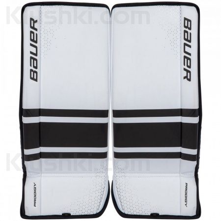 Щитки вратаря Bauer GSX Prodigy S17 YTH 22+1" M бело-черные