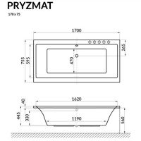 схема Excellent Pryzmat 170х75 Soft