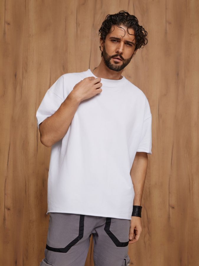 Футболка оверсайз белая