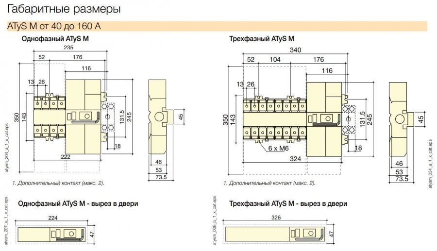 ATyS t M - ATyS g M   40 - 160A