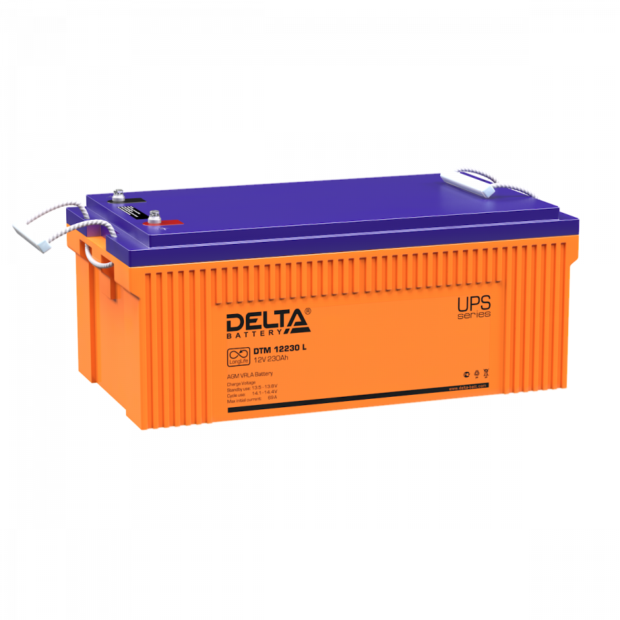 Аккумулятор герметичный VRLA свинцово-кислотный DELTA DTM 12230 L Аккумулятор герметичный VRLA свинцово-кислотный DELTA DTM 12230 L