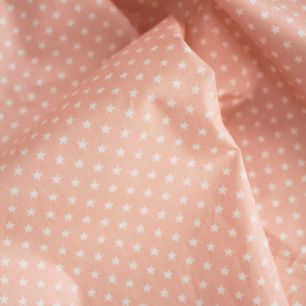 Хлопок Звезды на персиковом 50х40