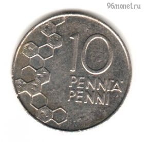 Финляндия 10 пенни 1991