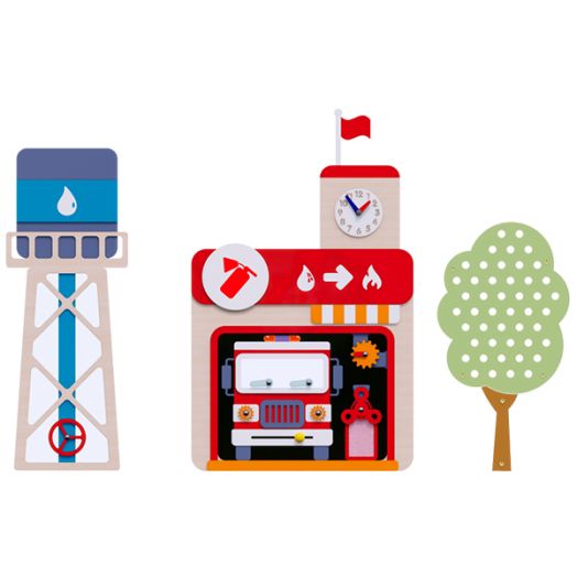 НМГ-000 Набор декоративно-развивающих панелей «Миниград» (10220 х 1668 мм)