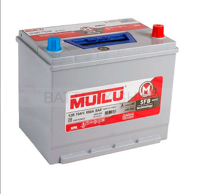 MUTLU Silver 70 Ah 630 A обрат. полярность D26L