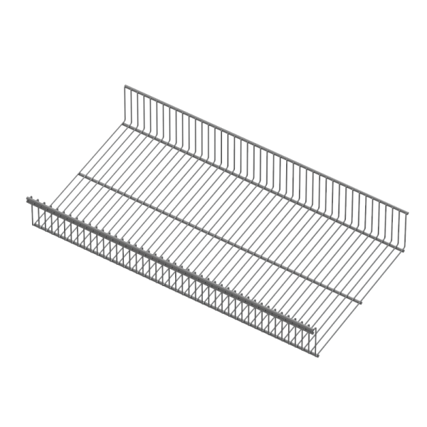 Полка - корзина проволочная, серия 360, L=607, металлик