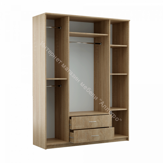 Шкаф 4-х створчатый "Дуэт" NEW