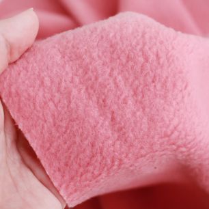 Ткань флис, цвет пыльно-розовый  50*37 см