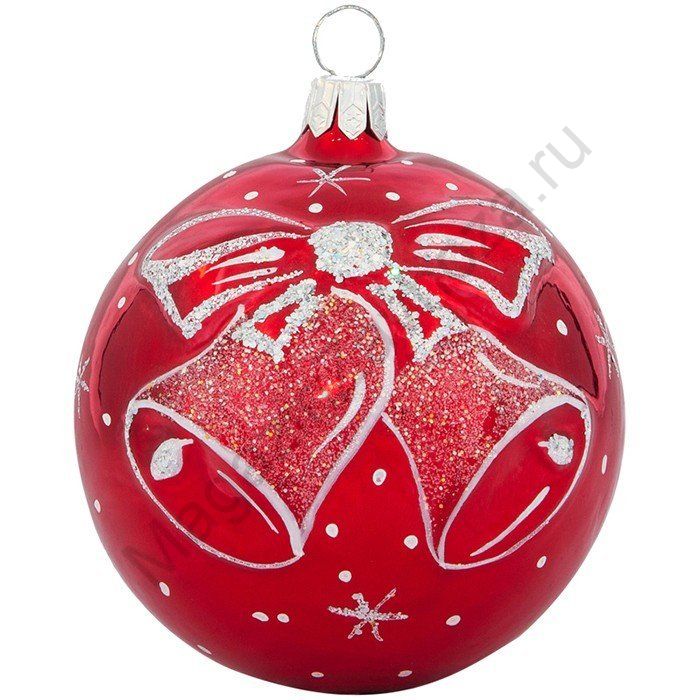 Шар 75мм Бубенцы С391