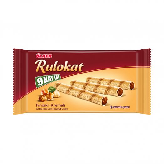 Ulker Rulokat Вафли с лесным орехом 42 г