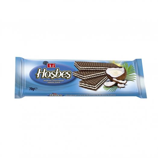 Вафли Hosbes с кокосом 70г