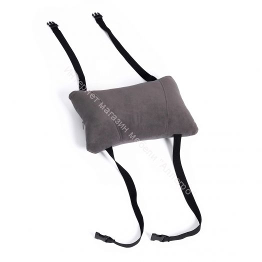 Кресло DRIVER (22) флок/ткань, серый/серый, 29/TW-12