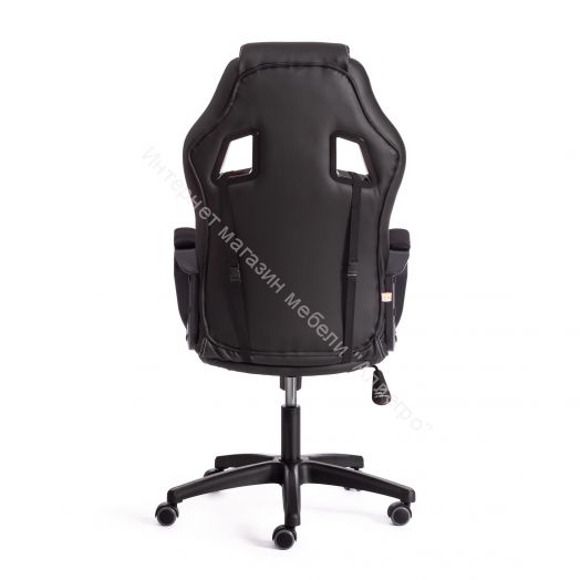 Кресло DRIVER (22) кож/зам/ткань, черный/черный , 36-6/TW-11