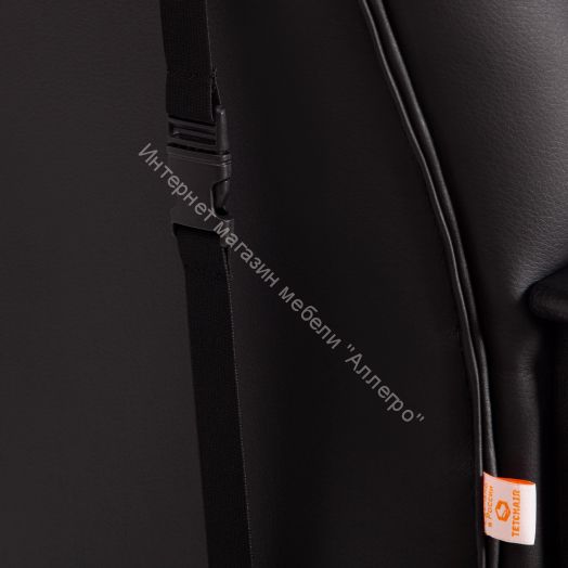 Кресло DRIVER (22) кож/зам/ткань, черный/черный , 36-6/TW-11