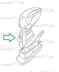 Адаптер VW Polo к подлокотнику Armster 1й серии