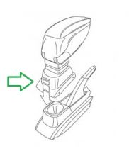 Адаптер VW Polo к подлокотнику Armster 1й серии
