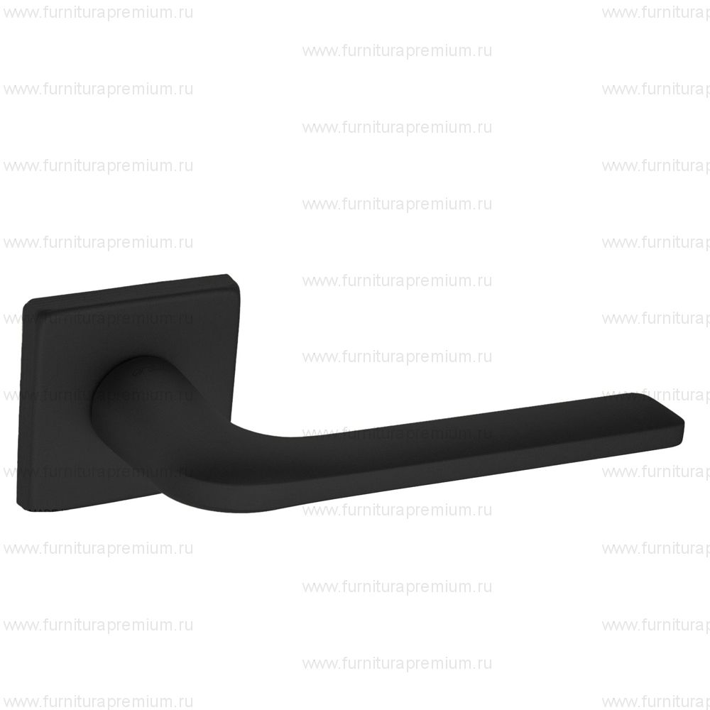 Черная дверная ручка Fratelli Cattini Linea 8.7 Black