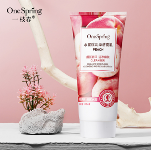 Увлажняющая пенка с экстрактом персика One Spring.(76521)