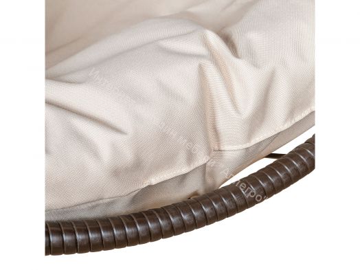 Подвесное Кресло Leset Луна каркас Коричневый подушка Бежевая