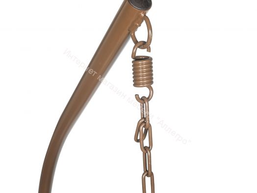 Подвесное Кресло Leset Ажур каркас Коричневый подушка Бежевая