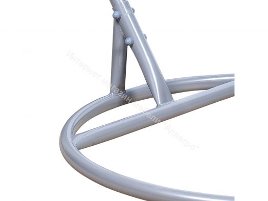 Подвесное Кресло Leset Ажур каркас Серый металлик подушка Бирюза яркая