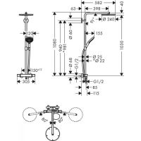 схема Hansgrohe Raindance Select S 27633670