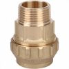 Муфта для труб ПНД TDM латунь д32х3/4" наружная резьба