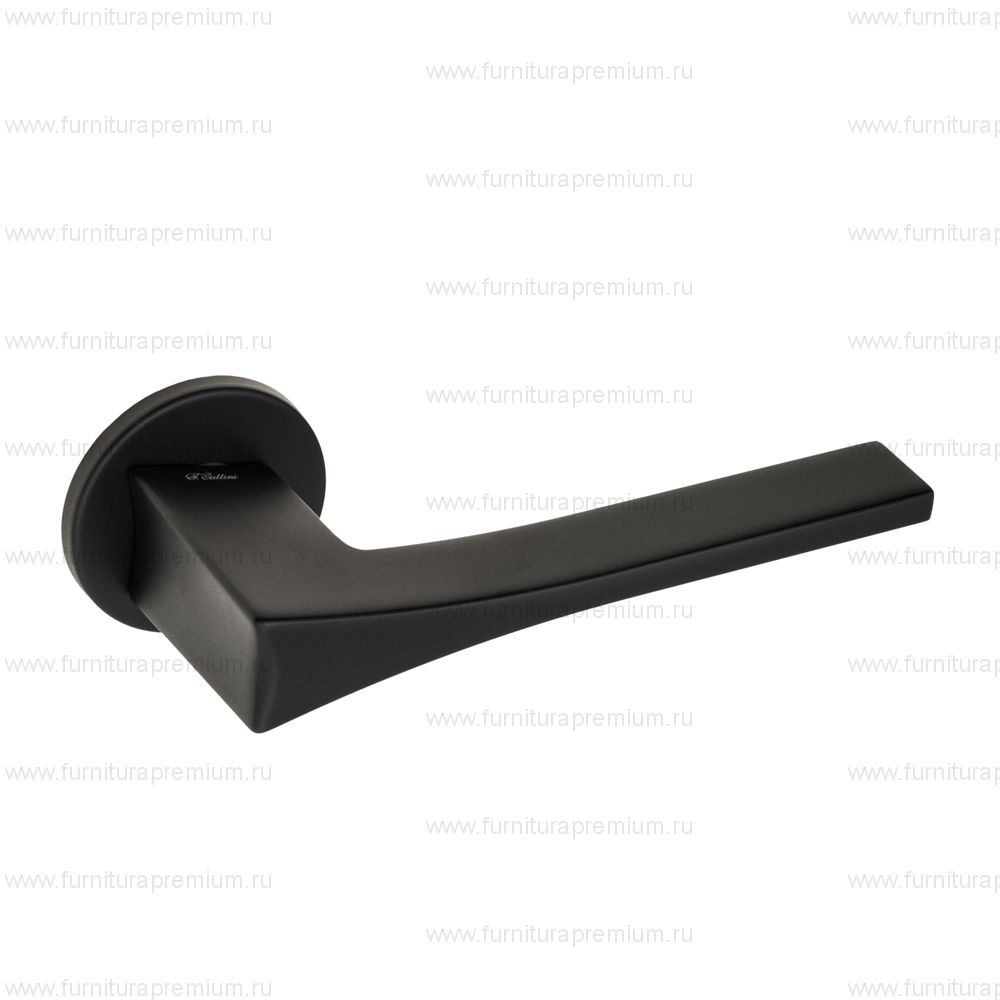 Черная дверная ручка Fratelli Cattini Ossis 7FS Black