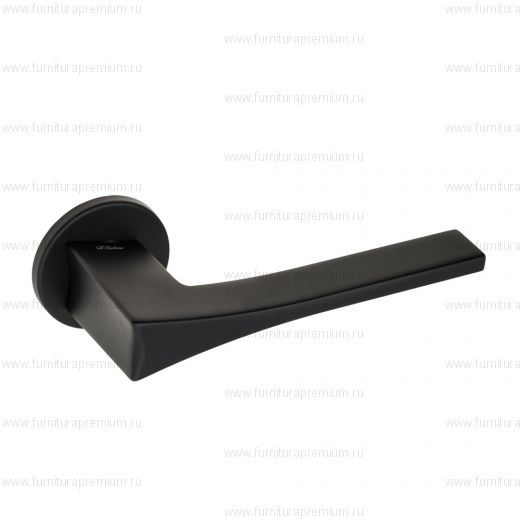 Черная дверная ручка Fratelli Cattini Ossis 7FS Black