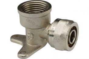 МП Угольник с крепл. L16х1/2"F-W цанга/ГАЙКА VTm.354.N.001604 VALTEC