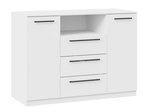 Комод комбинированный "Агата" (Белый)