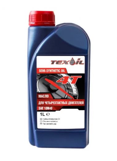 Масло моторное Texoil 4T SAE 10W40 API CH-4/SL 1л канистра