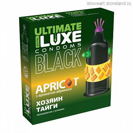 Презервативы Luxe BLACK ULTIMATE Хозяин Тайги, 1шт