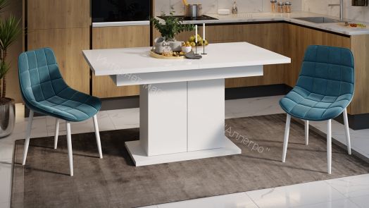 Стол раздвижной "Детройт" Тип 2 (Белый)