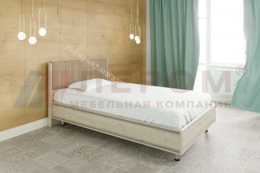 Кровать КР-2011 (1,2*2,0) Карина с  мягким изголовьем