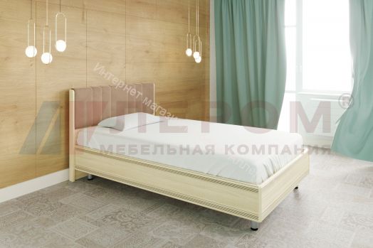 Кровать КР-2011 (1,2*2,0) Карина с  мягким изголовьем