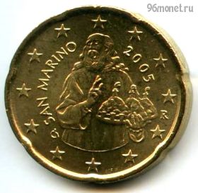 Сан-Марино 20 евроцентов 2005