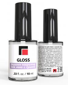 Топ Milv 12129 «Gloss» для лака с сушкой 10 мл  (6шт/кор)
