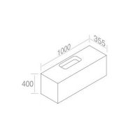 Подвесная тумба для раковины AET ITALIA M35 MOBILE IN LEGNO LACCATO PER LAVABI P35 C180VC схема 2