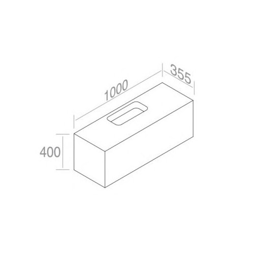 Подвесная тумба для раковины AET ITALIA M35 MOBILE IN LEGNO LACCATO PER LAVABI P35 C180VC ФОТО