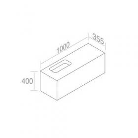 Тумба для раковины подвесная AET ITALIA M35 MOBILE IN LEGNO LACCATO PER LAVABI P35 лакированная 100х35,5 C180V3 ФОТО