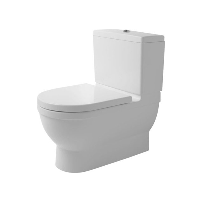 Напольный унитаз Duravit D-Neo rimless 37х58 в комплекте Big Toilet 210409