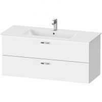 Подвесная тумба Duravit Xbase XB612 с двумя выдвижными ящиками схема 3