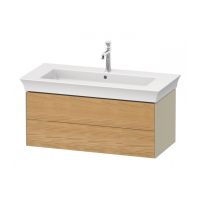 Подвесная тумба Duravit White Tulip с двумя выдвижными ящиками  WT434 схема 1