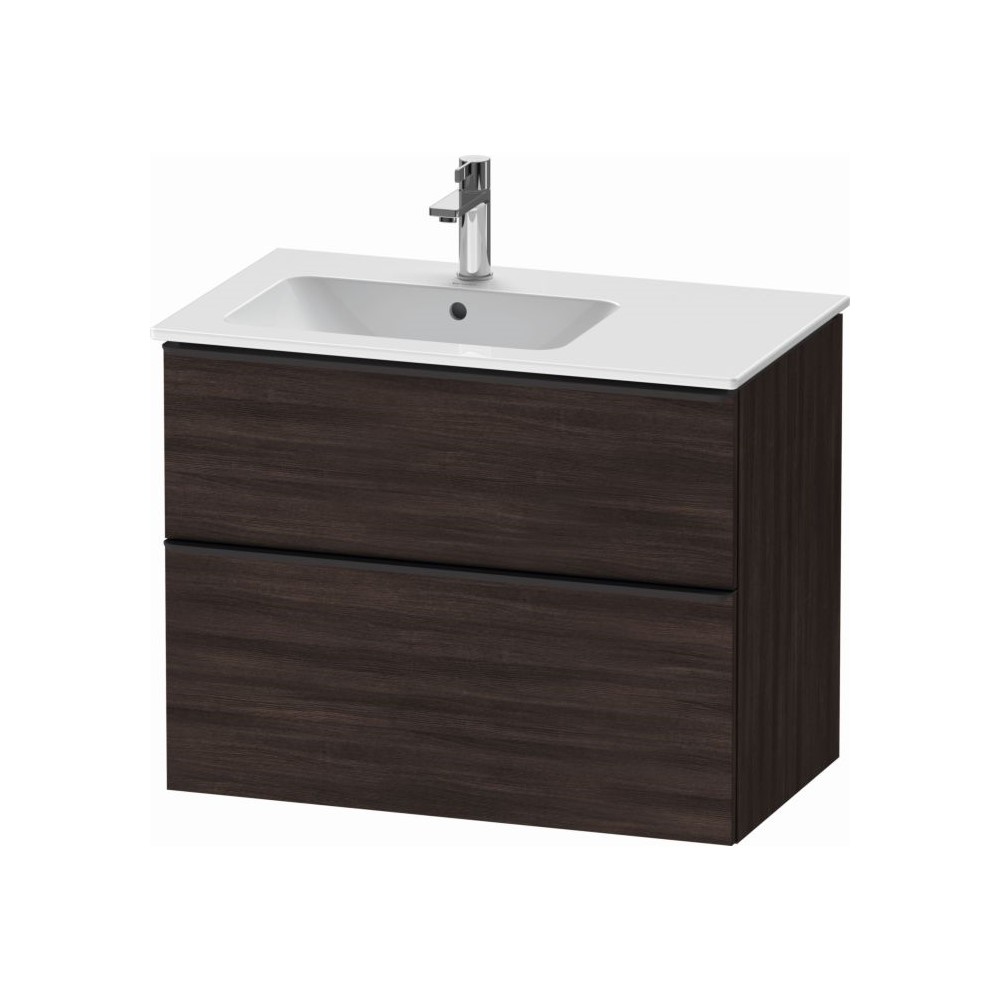 Подвесная тумба Duravit D-Neo 62,5x81x46,2 с двумя выдвижными отделениями DE436 схема 2