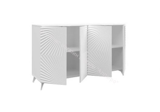 Комод "Комодино" ПМ-390.02 (Белый матовый/Белоснежный софт)