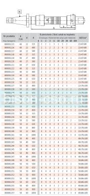 Штанга для горизонтально-фрезерного станка 7188-50-32-800 мм Bison Bial