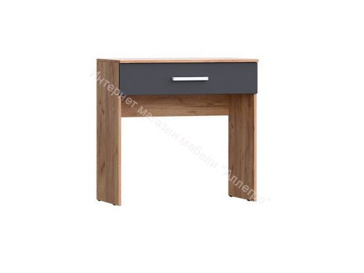 Туалетный стол Мартина ЛДСП Графит, Дуб Крафт